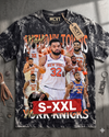 KARL ANTHONY TOWNS Jumbo Print Acid Washed Vintage 90s Style Heavyweight T-Shirt
