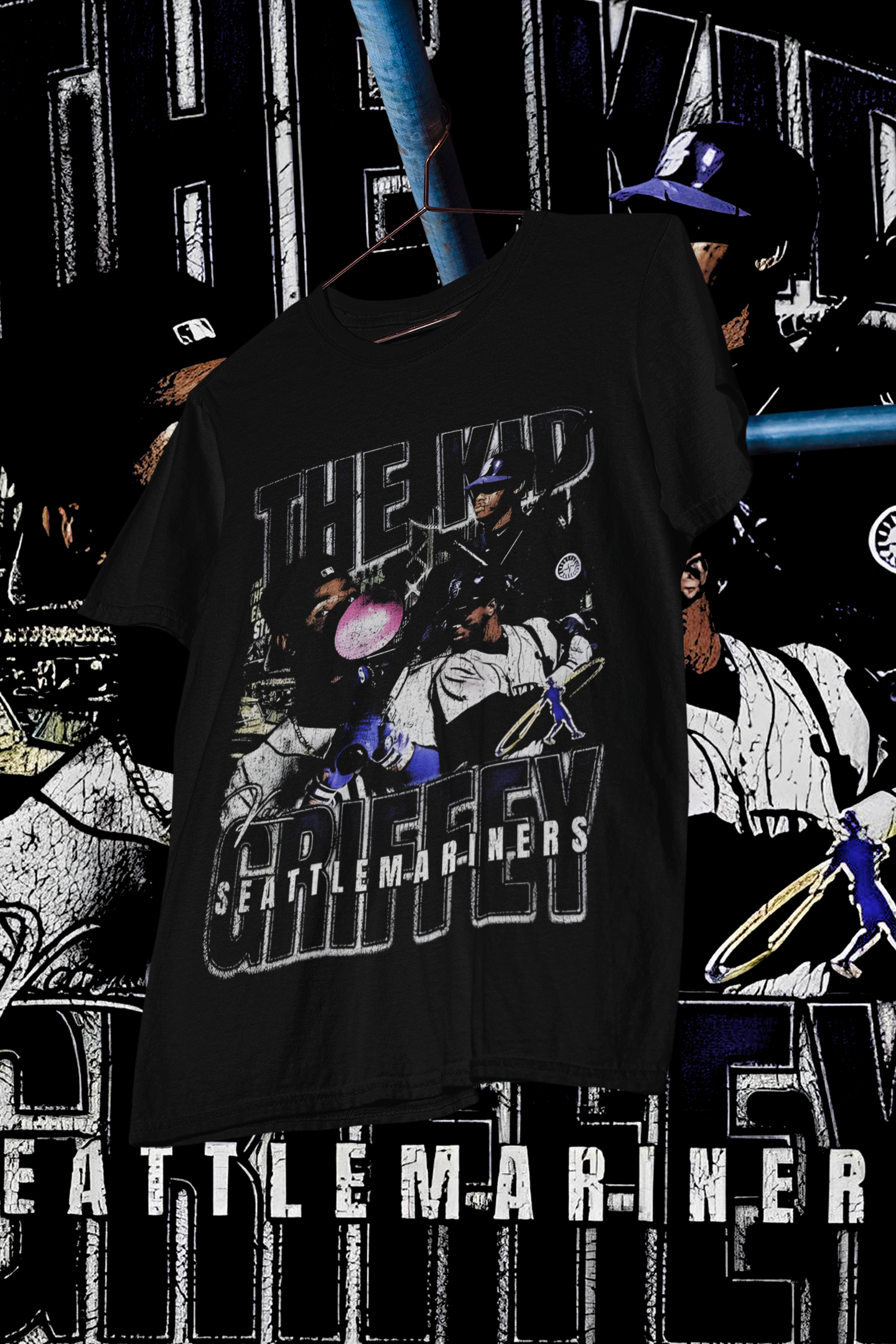 KEN GRIFFEY JR- shirt design, Bootleg tees design, ready to print, Printable design basketball, 90s, DTF,DTG,300 DPI