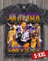 KOBE Jumbo Print Acid Washed Vintage 90s Style Heavyweight T-Shirt