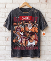 KOBE Jumbo Print Acid Washed Vintage 90s Style Heavyweight T-Shirt