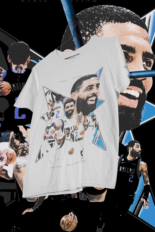 KYRIE IRVING-shirt design, Bootleg tees design, ready to print, Printable design basketball, 90s, DTF,DTG,300 DPI