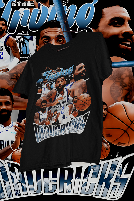 KYRIE IRVING-shirt design, Bootleg tees design, ready to print, Printable design basketball, 90s, DTF,DTG,300 DPI