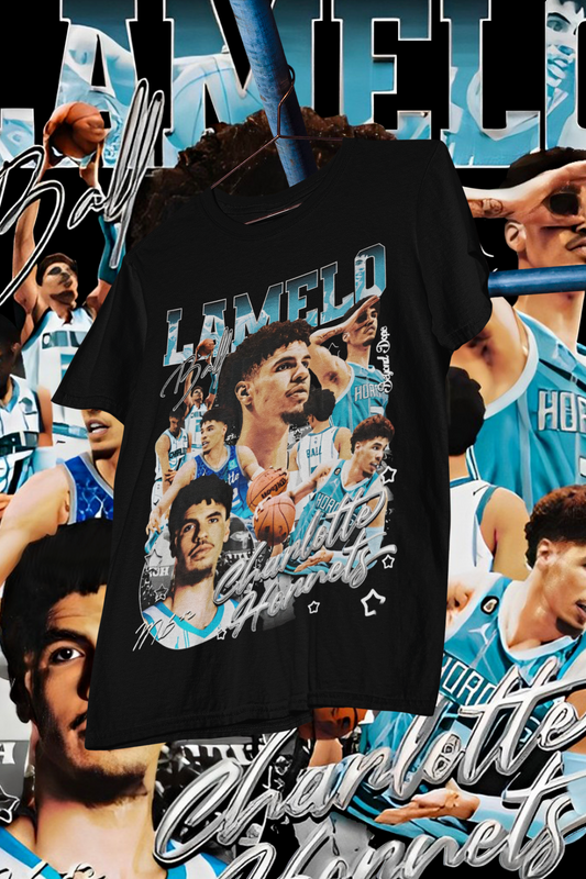 LAMELO BALL-shirt design, Bootleg tees design, ready to print, Printable design basketball, 90s, DTF,DTG,300 DPI