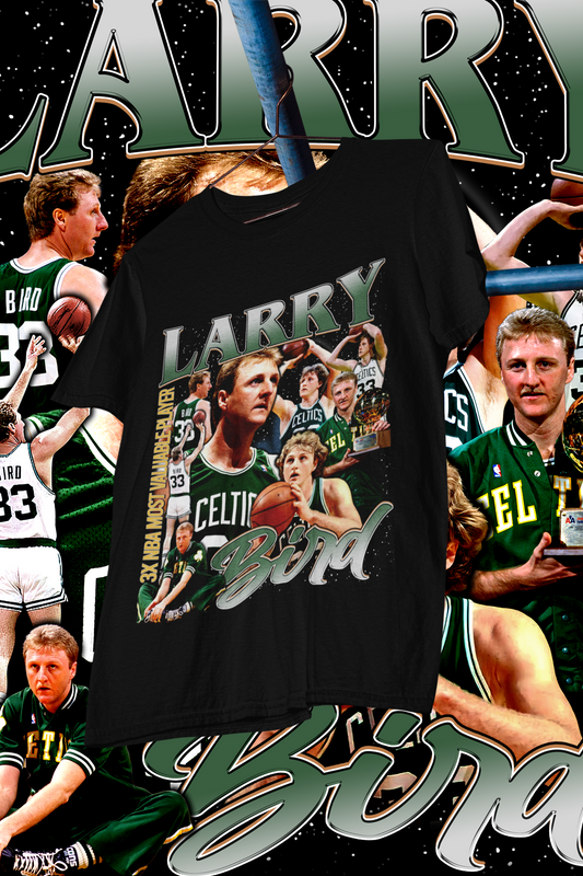 LARRY BIRD -shirt design, Bootleg tees design, ready to print, Printable design basketball, 90s, DTF,DTG,300 DPI