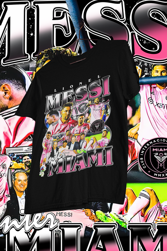 LIONEL MESSI MIAMI-shirt design, Bootleg tees design, ready to print, Printable design basketball, 90s, DTF,DTG,300 DPI