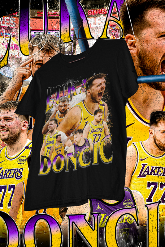 LUKA DONCIC - shirt design, Bootleg tees design, ready to print, Printable design basketball, 90s, DTF,DTG,300 DPI