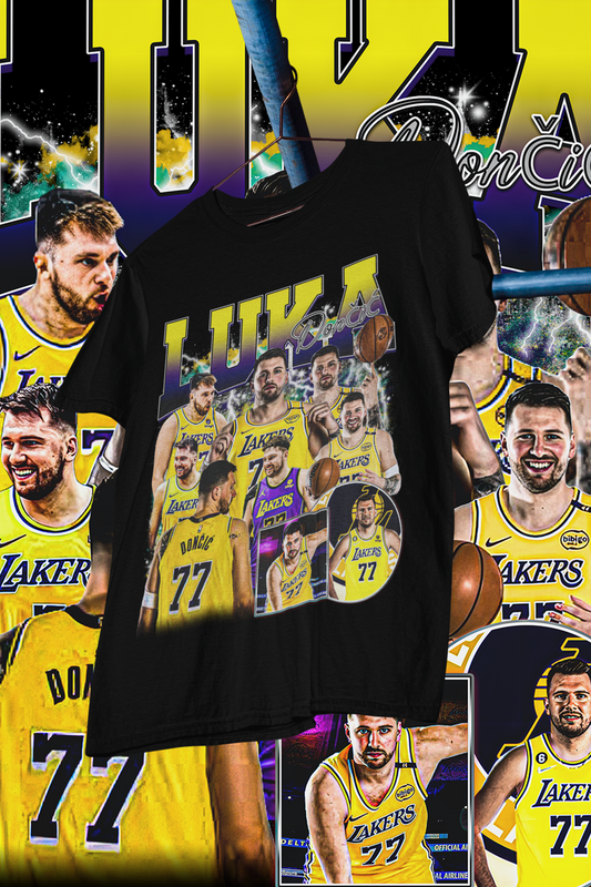 LUKA DONCIC - shirt design, Bootleg tees design, ready to print, Printable design basketball, 90s, DTF,DTG,300 DPI