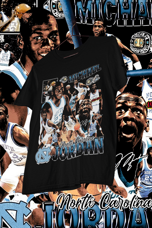 MICHAEL JORDAN COLLEGE- shirt design, Bootleg tees design, ready to print, Printable design basketball, 90s, DTF,DTG,300 DPI