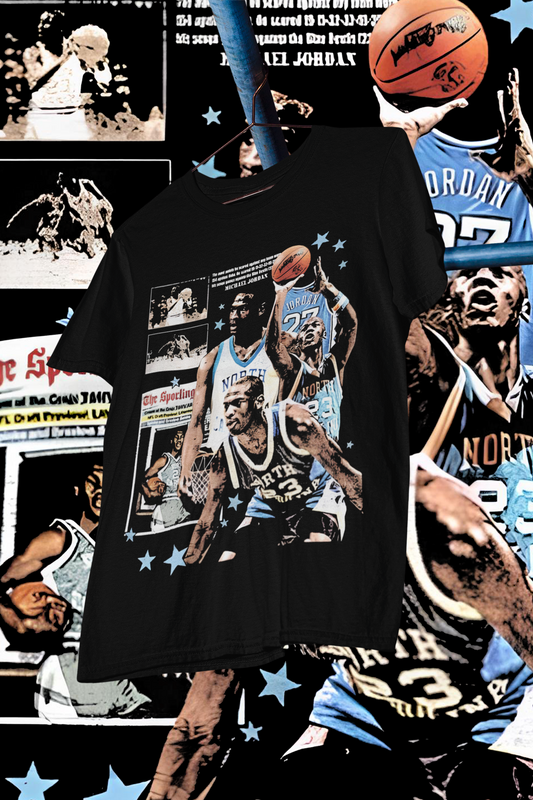 MICHAEL JORDAN COLLEGE- shirt design, Bootleg tees design, ready to print, Printable design basketball, 90s, DTF,DTG,300 DPI