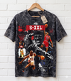 MICHAEL JORDAN Jumbo Print Acid Washed Vintage 90s Style Heavyweight T-Shirt