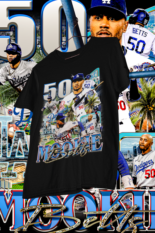 MOOKIE BETTS- shirt design, Bootleg tees design, ready to print, Printable design basketball, 90s, DTF,DTG,300 DPI