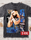 STEPH CURRY NIGHT NIGHT Jumbo Print Acid Washed Vintage 90s Style Heavyweight T Shirt