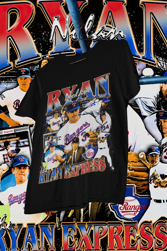 NOLAN RYAN- shirt design, Bootleg tees design, ready to print, Printable design basketball, 90s, DTF,DTG,300 DPI