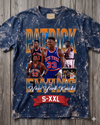 PATRICK EWING Jumbo Print Acid Washed Vintage 90s Style Heavyweight T-Shirt
