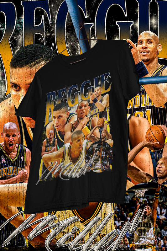 REGGIE MILLER - shirt design, Bootleg tees design, ready to print, Printable design basketball, 90s, DTF,DTG,300 DPI