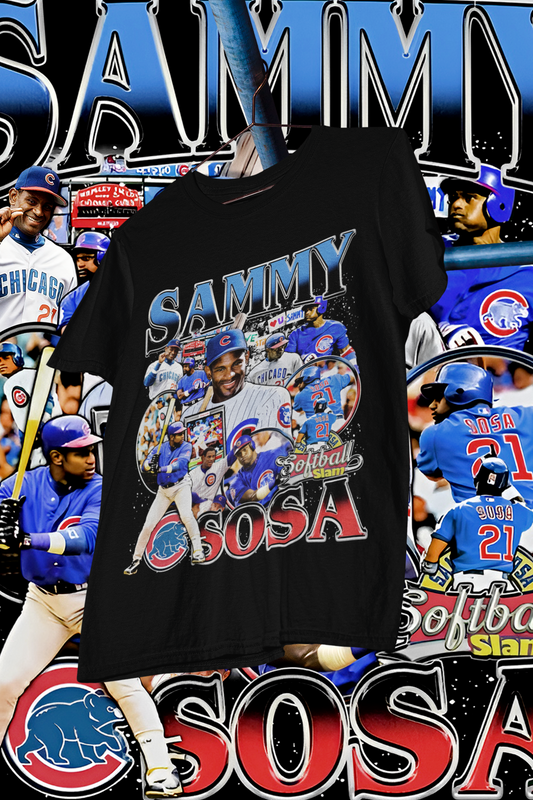 SAMMY SOSA - shirt design, Bootleg tees design, ready to print, Printable design basketball, 90s, DTF,DTG,300 DPI