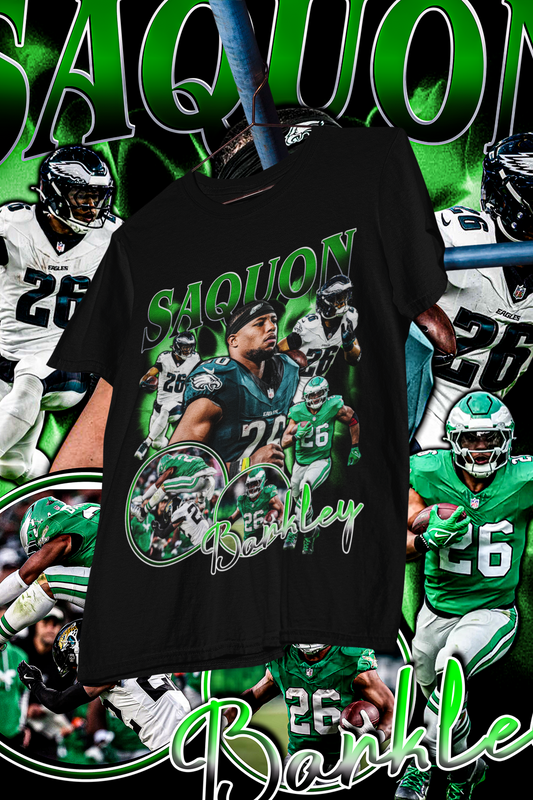 SAQUON BARKLEY - shirt design, Bootleg tees design, ready to print, Printable design basketball, 90s, DTF,DTG,300 DPI