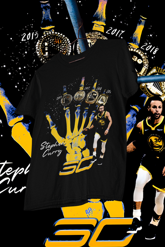STEPHEN CURRY RINGS - shirt design, Bootleg tees design, ready to print, Printable design basketball, 90s, DTF,DTG,300 DPI