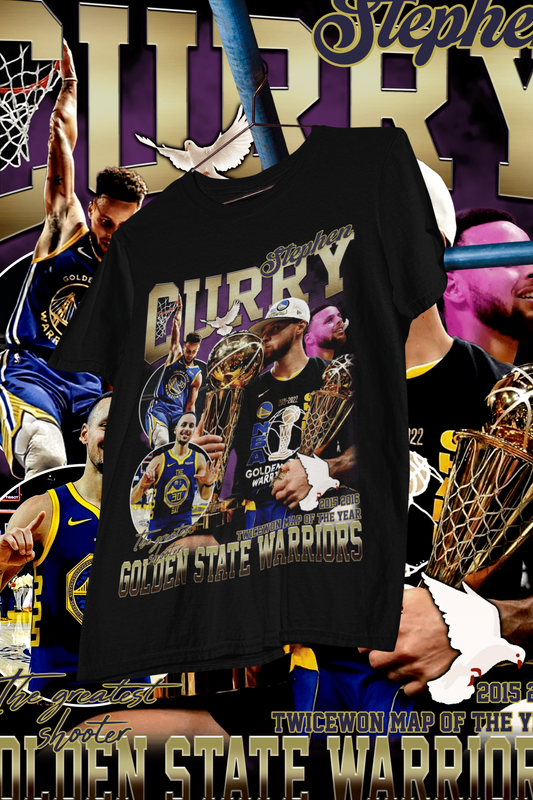 STEPHEN CURRY THE CHAMP - shirt design, Bootleg tees design, ready to print, Printable design basketball, 90s, DTF,DTG,300 DPI