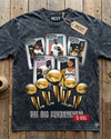 DUNCAN MR FUNDAMENTAL Jumbo Print Acid Washed Vintage 90s Style Heavyweight T-Shirt