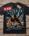 TRAVIS SCOTT Jumbo Print Acid Washed Vintage 90s Style Heavyweight T Shirt