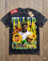 TYLER THE CREATOR Jumbo Print Acid Washed Vintage 90s Style Heavyweight T Shirt