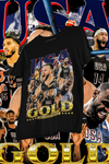USA GOLD 24 - shirt design, Bootleg tees design, ready to print, Printable design basketball, 90s, DTF,DTG,300 DPI