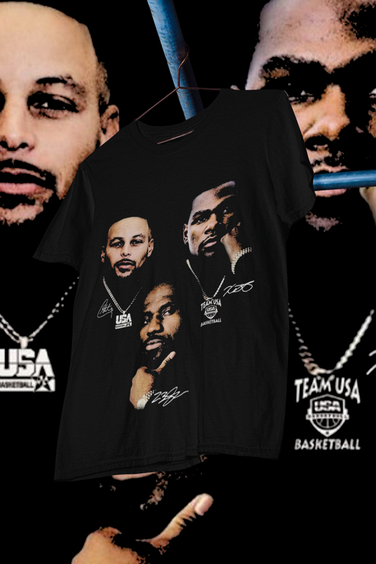 USA GOLD 24 - shirt design, Bootleg tees design, ready to print, Printable design basketball, 90s, DTF,DTG,300 DPI