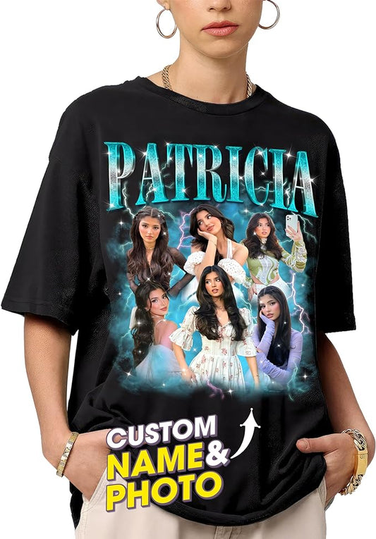 Custom Vintage Bootleg T Shirt | Custom T Shirt | Custom Big Face T Shirt