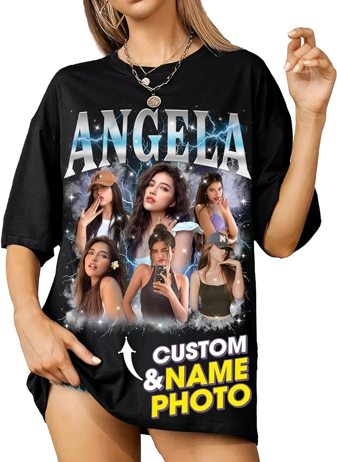 Custom Vintage Bootleg T Shirt | Custom T Shirt | Custom Big Face T Shirt