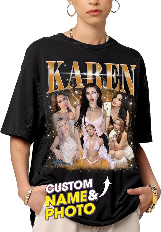 Custom Vintage Bootleg T Shirt | Custom T Shirt | Custom Big Face T Shirt