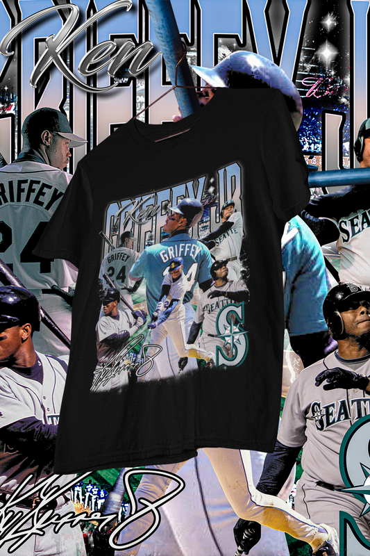 KEN GRIFFEY JR -shirt design, Bootleg tees design, ready to print, Printable design basketball, 90s, DTF,DTG,300 DPI